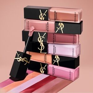Yves Saint Laurent Make Me Blush Liquid Duo - Vibrant Orange and Soft Pink